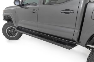 Toyota Tacoma Running Boards - Rough Country - HD2 Aluminum - Black - '05-'23 Toyota Tacoma Running Boards - Rough Country - HD2 Aluminum - Black - '05-'23